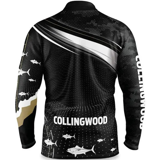 Collingwood Magpies Fish Finder Fishing Shirt