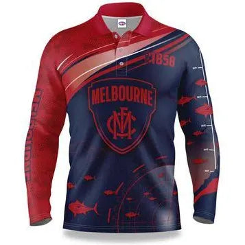 Melbourne Demons Fish Finder Fishing Shirt