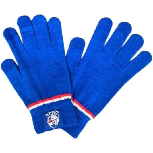 Western Bulldogs Touchscreen Gloves