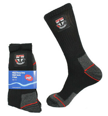 St Kilda Saints Work Socks 2pk