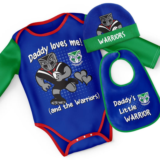 Warriors 3 pc baby set